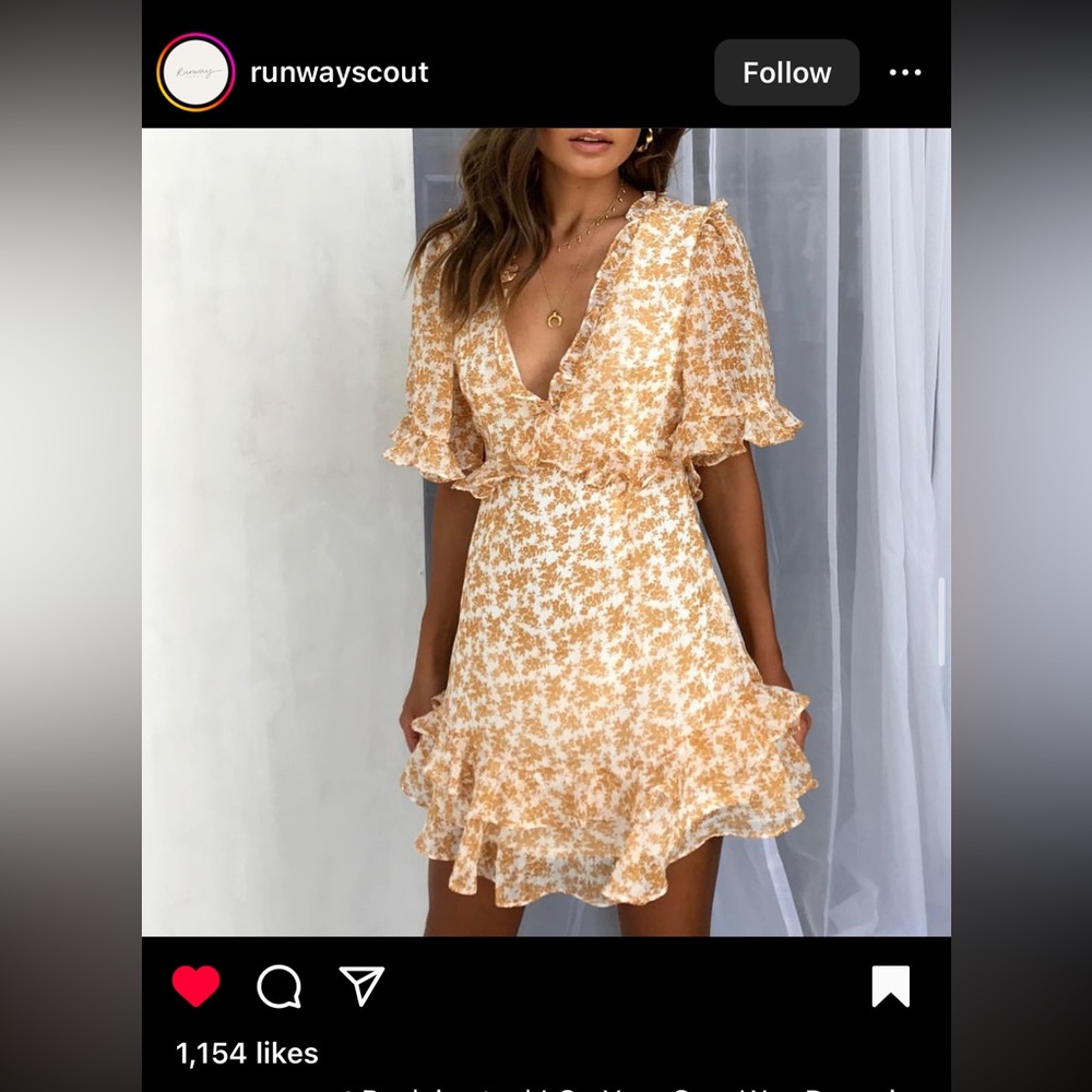 Yellow and white summer wedding dress